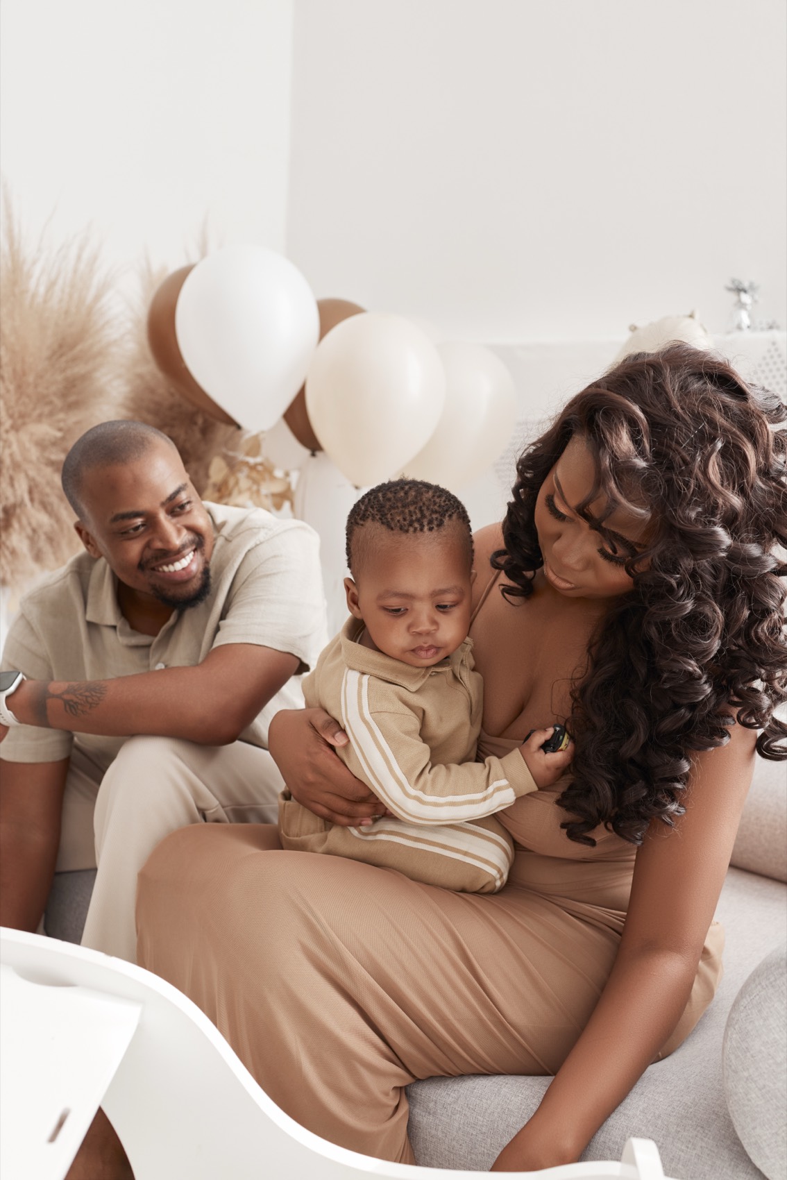 Family portrait at Jepson Myles Studio, Sandton