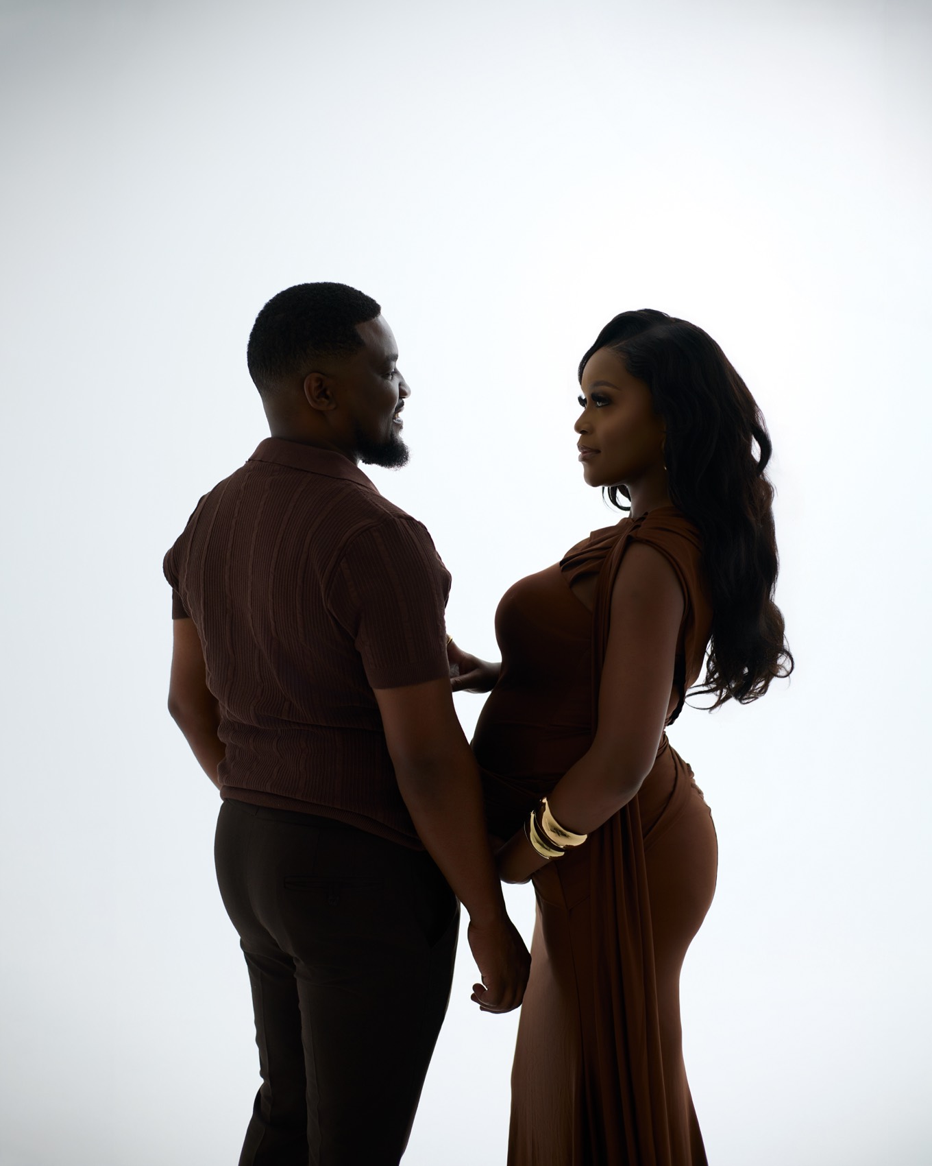 Editorial maternity portrait at Jepson Myles Studio, Sandton